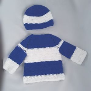 Handmade 3-6 Months Baby Boy Sweater Set